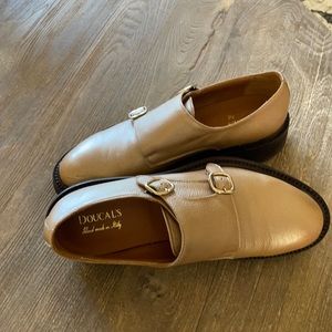 Doucal’s tan leather loafers. Size 36 (US 6)